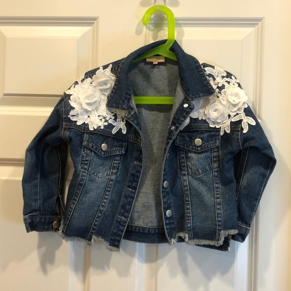 Anotah Girls Jean Jacket size 3/4